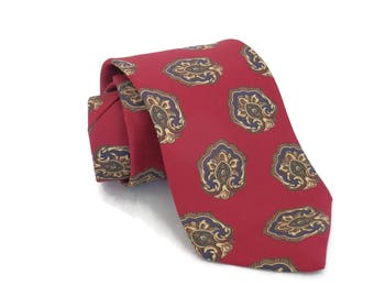 NWT Vintage Men's Tie by Christian Dior Necktie w/Strawbridge and Clothier Box