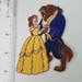Disney Embroidered Iron On /Sew On Applique Patch - Belle and Beast