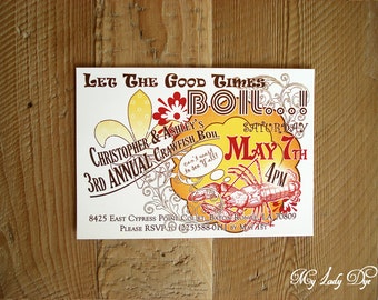 crawfish boil invitation template