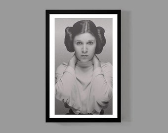 Star Wars Movie Poster Print - Princess Leia - Legendary, Iconic, Classic, 70's Memorabilia