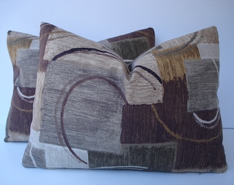 Modern Pillow Covers One Pair 12 x 16 Handmade Midcentury Urban Pillows Home Decor Lumbar Pillows Kidney Pillows Accent Pillows Throw Pillow