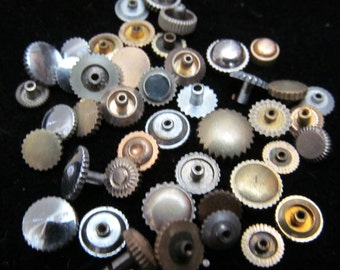 Destash Vial Watch Parts crowns Assemblage Industrial Altered Art Steampunk Charms IV 9
