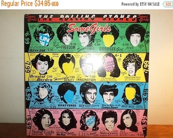 Save 30% Today Vintage 1978 LP Record The Rolling Stones Some Girls Excellent Condition 12150