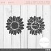 Sunflower SVG - Flower SVG - Grunge Sunflower - Grunge Flower SVG - Distressed Flower Svg - Distressed Sunflower Svg - Sunflower Clipart