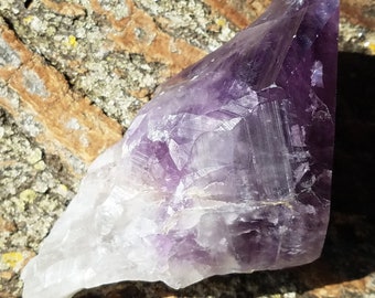 Amethyst Crystal Point, Amethyst Large Point, Amethyst point natural, Large Amethyst Point