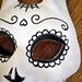 Bioshock Splicer Inspired Sugar Skull Bunny Mask handmade