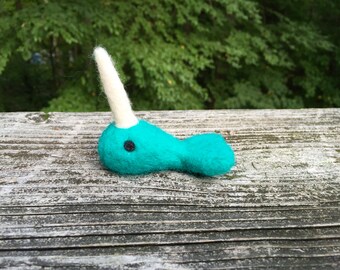 Little Felted Narwhal - Made to Order