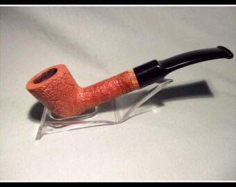 Mint Rusticated Dublin with Double Banding (Smooth Briar and Paducah) by Chambersburg Pipe Works