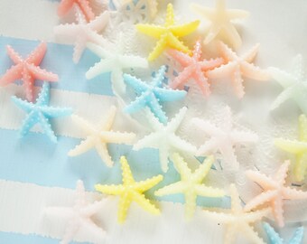 8 pcs Pastel Starfish Cabochon (18mm20mm) DR515