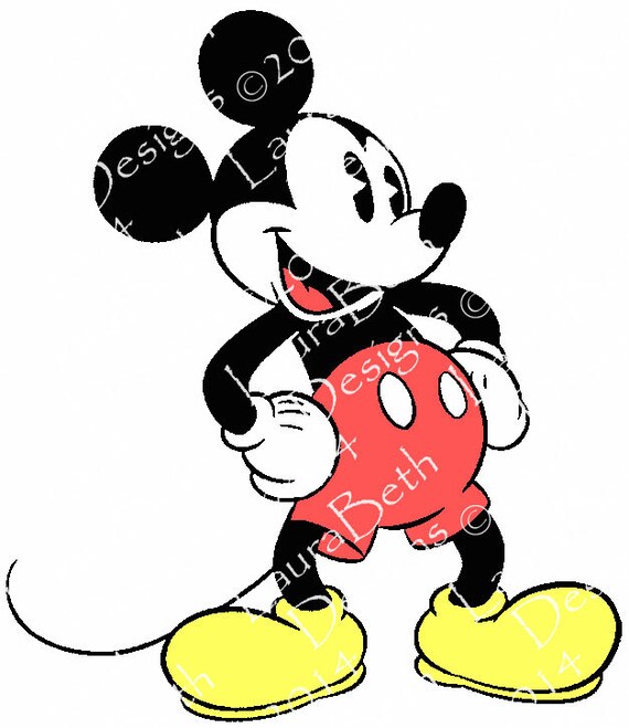 Mickey Mouse Classic Digital Design Embroidery Designs