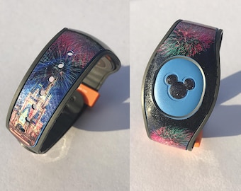 MagicBand 2 Decal, Glitter Happily Every After Castle Decal, MagicBand 2.0 Decal, RTS Ready To Ship
