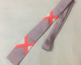 Vintage skinny tie / vintage tie / abstract tie / skinny tie