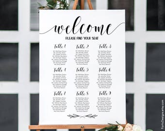 wedding seating list