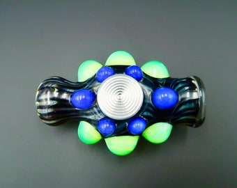 Glass Fidget Spinner Chillum
