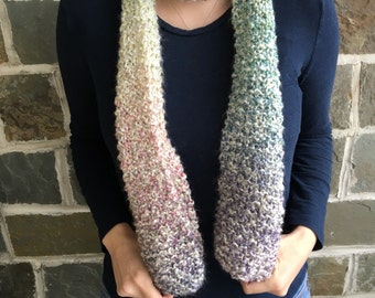 READY TO SHIP Hand Knit Scarf