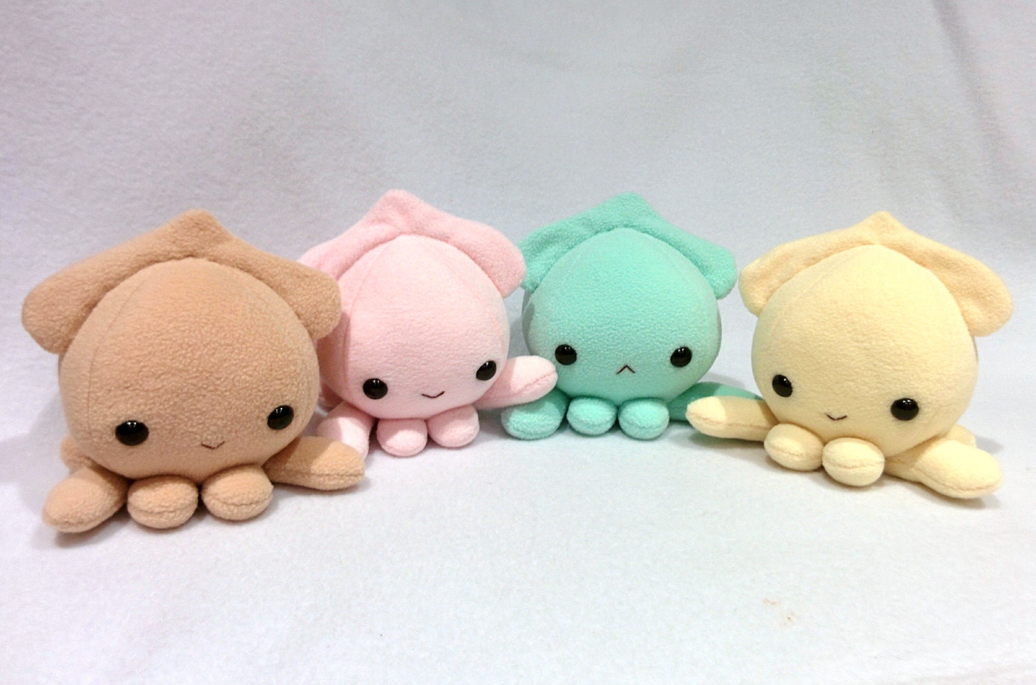 happy squid plush