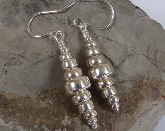 silver earrings dangle & drop