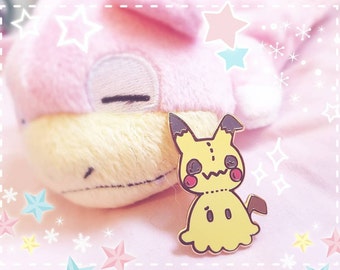PRE-ORDER Mimikyu Pokemon Fan Art Brooch - Hard Enamel Pin