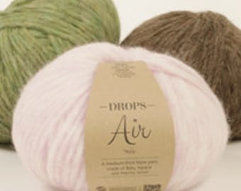 DROPS Air, alpaca, wool yarn, aran weight