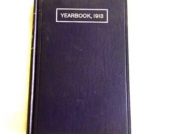 Yearbook of the Department of Agriculture 1913, Antique Reference Book, United States Agriculture