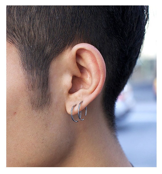 mens earrings at american swiss