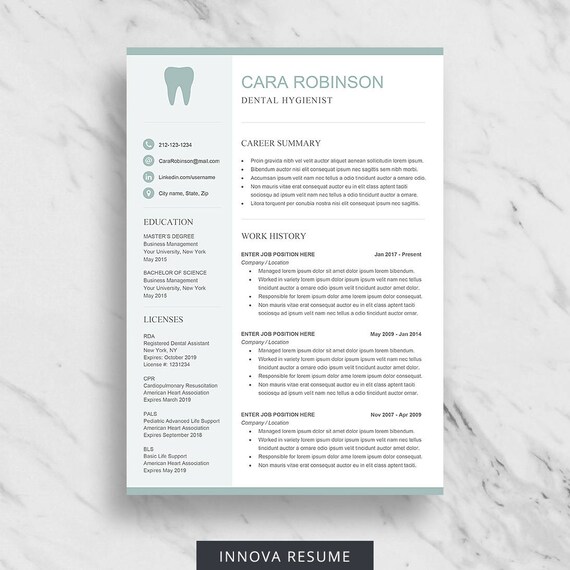 dental assistant resume template for word dentist resume