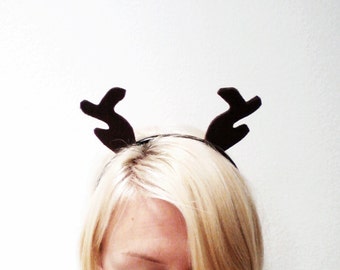 Deer Antlers Headband, Reindeer Headband