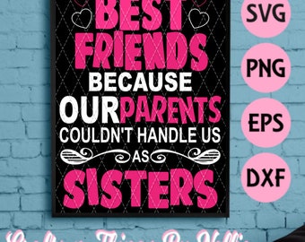 Download Best friends svg | Etsy