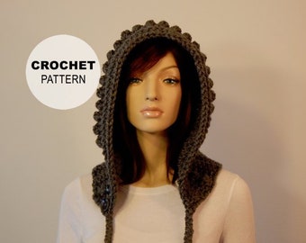 Crochet hood pattern | Etsy