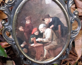 Vintage Italian victorian print