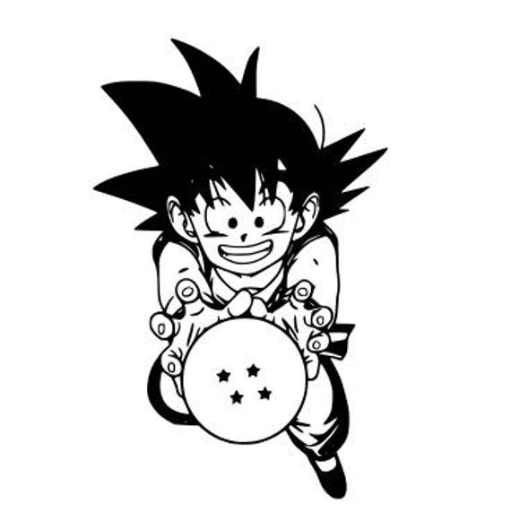Download kid goku svg file