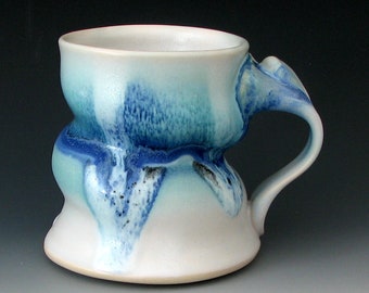 STONEWARE COFFEE MUG #11 - Ceramic Coffee Mug - Coffee Cup - Pottery Coffee Mug - Stoneware Mug - Handmade Mug - Large Mug - Clay Mug