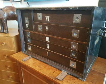 SOLD: 1930s/40s Specimen/Collectors Cabinet/Drawers. Unique/Antique/Quirky/Vintage