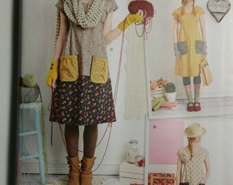 Simplicity Sewing Pattern 1080 Misses Dress or Tunic Vintage Dottie Angel