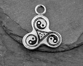 Pewter Yin Yang Pendant Jewelry