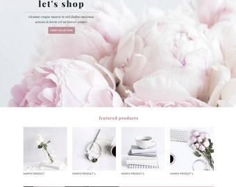 Minimalist Shopify Responsive Theme Design - Charlotte