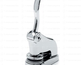 Elegant Desk Gift Embosser - Chrome