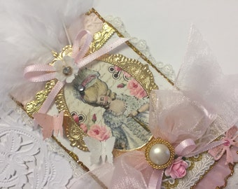 Marie Antoinette ATC ACEO Artist Trading Card Original Art Card Mixed Media ATC
