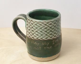 I'm a Dreamer Mug, small mug, coffee mug, textured mug