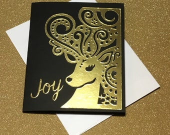 A Reindeer Christmas Card