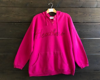 Vintage 80s Hand Drawn Heathers Hoodie