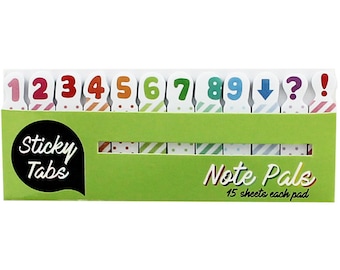 Note Sticky Tabs, Memo pads, notepad