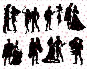 Download Valentine silhouette | Etsy