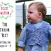 Children's vest sewing pattern, kids waistcoat PDF pattern, boys sewing digital download, pageboy vest pattern