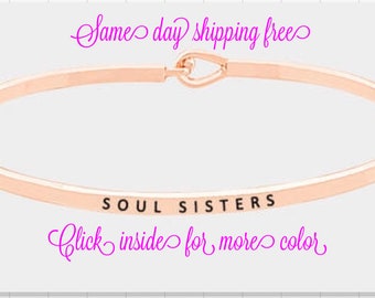 Inspired bangle Bracellet (soul sister )