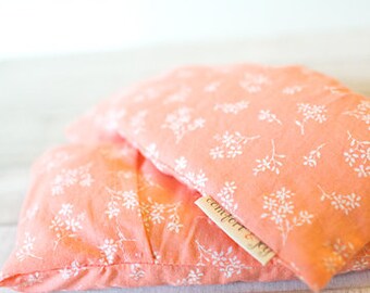 Lavender Eye PIllow Orange Spa Gift Relaxation Yoga Prop Savasana Meditation Sleep Aid Flax Pillow
