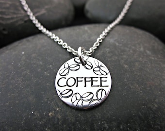 Coffee Necklace - Coffeholic - Coffee Lover