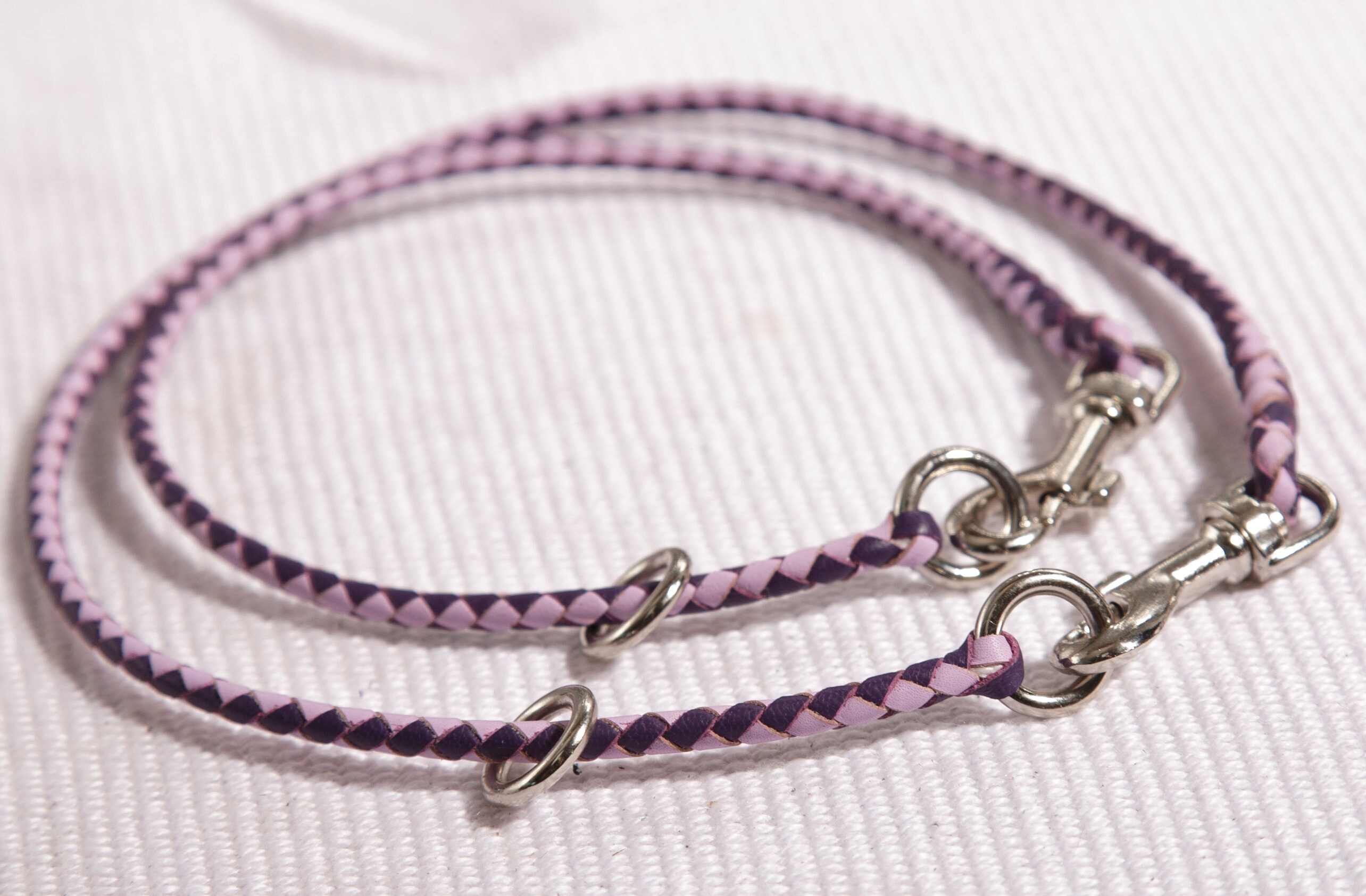 Custom Kangaroo Leather Dog Collar tag collar or slip collar