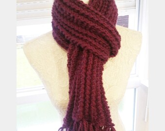 knit scarf / knit scarf