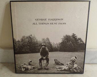 Vintage 1970 Apple Records LP Set George Harrison All Things Must Pass Near Mint Condition Box Set wPoster 15932